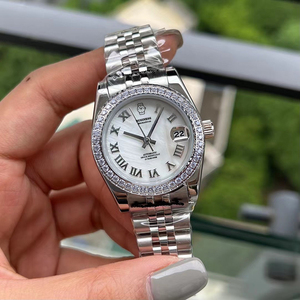 Orologio Automatico di Lusso con Movimento Giapponese, Certificato Tester di Diamanti, Moissanite, Lunetta con Diamanti, Relojes Hombre - Product Image 3