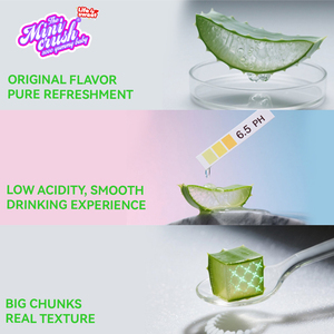 Dứa ổi nho hương vị Màu chế biến chai bao bì lô hội nhiệt đới uống nước ép lô hội xay nhuyễn với xoài - Product Image 3