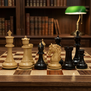 Stallion Knight <b>Wooden</b> <b>Chess</b> <b>Set</b> King Size 4.50 Inches Educational Game Board Game Cardboard Box Packaging for Children - Product Image 4
