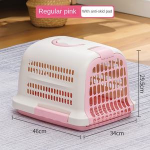 Harnais en plastique <span class=keywords><strong>Portable</strong></span> pour animaux de compagnie à la mode chat volant chien <span class=keywords><strong>Cage</strong></span> fermeture à glissière Durable Aviation Grade extérieur voiture sac à dos - Product Image 5