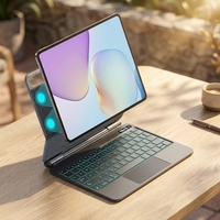 Clavier intelligent Magic Keyboard avec stylet intégré et rétroéclairage RGB pour Huawei MatePad 11.5 modèle 2026