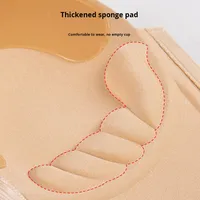 Soutien-gorge en forme de U d'approvisionnement exclusif transfrontalier Push-Up latéral à boucle en métal moyen en TPU transparent; Patch de mamelon invisible respirant
