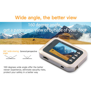 2.4 "lổ nhìn trộm Viewer chuông cửa máy ảnh với màn hình màu Monitor HD IR Night Vision Home Door máy ảnh chuông video chuông cửa - Product Image 2