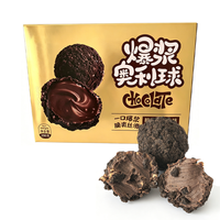 Boules de chocolat fondantes enrobées de miettes de biscuits croustillantes, emballées individuellement, vente en gros directe d'usine, friandises chocolatées, collation