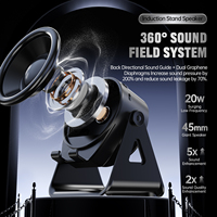 Altavoz con Base de Inducción YIXIN con Tecnología de Detección Magnética, Subwoofer de 20W, Bluetooth 5.3, Soporte para Teléfono