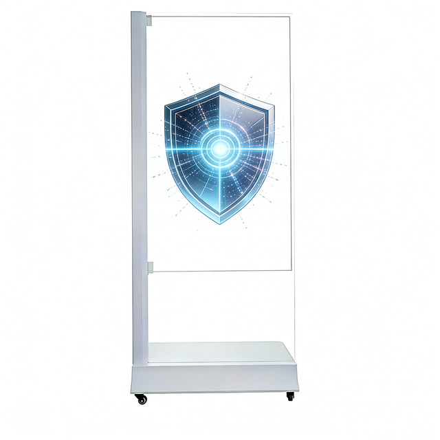 OLED Self-Emitting Transparent 55-inch 10-Point Touchscreen Interactive Showroom Window Animation Graphics Self-Healing Coating