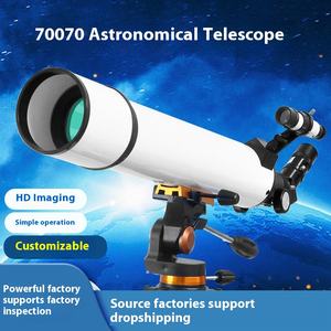 Telescopios astronómicos de gran apertura 70070, telescopios de observación de estrellas, entusiastas de la <span class=keywords><strong>astronomía</strong></span> astronómica para adultos que observan estrellas lunares - Product Image 2