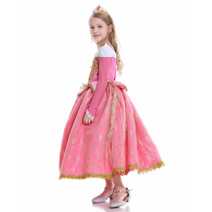 Robes de cosplay Elsa pour filles 2021, vêtements pour enfants, robes en polyester à motifs, robe de princesse Anna pour fête - Product Image 2