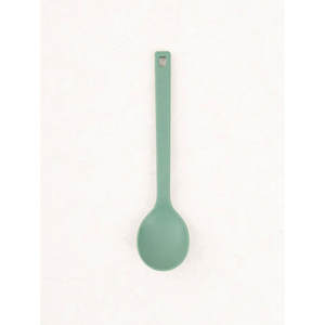 Piccolo strumento per evitare il fondo del cucchiaio da cucina in Silicone verde - Product Image 1