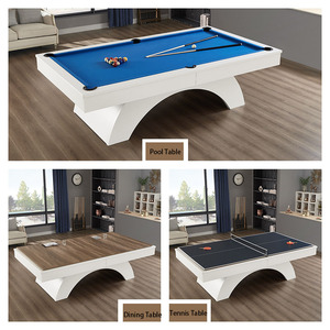 Mesa <span class=keywords><strong>de</strong></span> Billar <span class=keywords><strong>de</strong></span> Madera Maciza Personalizada con Tapa <span class=keywords><strong>de</strong></span> Pizarra Natural y Kit Completo <span class=keywords><strong>de</strong></span> Accesorios para Sala <span class=keywords><strong>de</strong></span> Juegos Familiar - Product Image 4