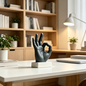 Adorno de Resina Mate con Gestos <span class=keywords><strong>OK</strong></span>, Decoración Creativa y Personalizada para el Hogar y un Regalo para Amigos. - Product Image 5