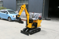 Pengiriman Gratis Excavator Mini Crawler Produktivitas Tinggi 0.8 Ton untuk Mesin EURO 5 EPA 1 Tahun Sistem Hidrolik Penuh untuk Pertanian