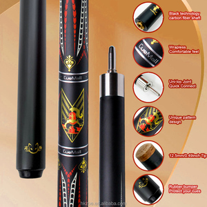 CueMall Fiberglass <b>Pool</b> Cue 58" Professional <b>Pool</b> <b>Stick</b> 12.5mm 4-Layer Tip Low Deflection Cue <b>Stick</b>, Billiard Cue <b>Sticks</b> - Product Image 3