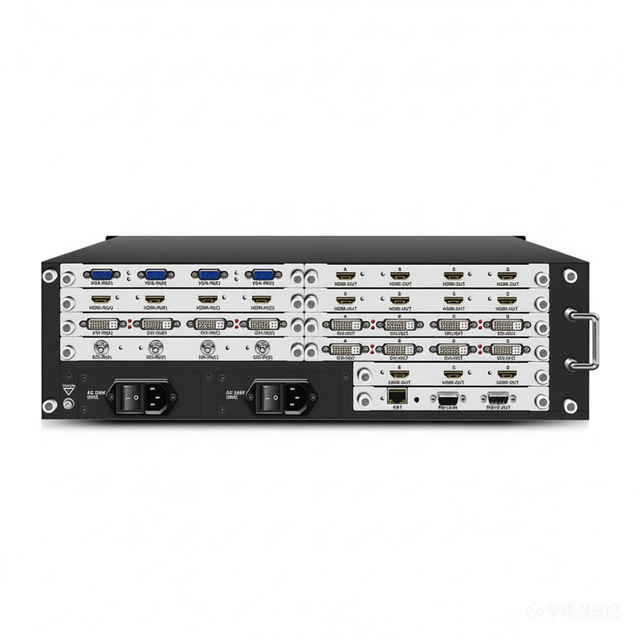Multi-screen Splicing Processor Metal 4K60Hz for Hybrid Seamless Matrix Controller with Network Monitoring and Video Decoder