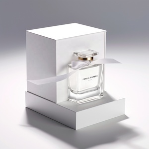 Usine en gros personnalisé de haute qualité de luxe minimaliste parfum emballage Carton boîte en fer blanc bouteille de parfum ensemble - Product Image 1