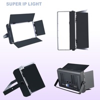 Luz LED de Panel DMX 512 de 200W para Estudio de Audio y Video Profesional, Iluminación Plana y Suave para Fotografía y Televisión