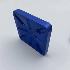 Custom CNC Milling & Wire EDM Stainless Steel/Aluminum Square Mold Plate Blue Black Anodizing Precision Machining Tooling Parts - Product Image 5