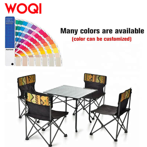 WOQI tavolo pieghevole esterno con sedie <span class=keywords><strong>Set</strong></span> tavolo pieghevole portatile e sedia <span class=keywords><strong>Set</strong></span> 5 pezzi <span class=keywords><strong>Set</strong></span> <span class=keywords><strong>7</strong></span> pezzi - Product Image 4