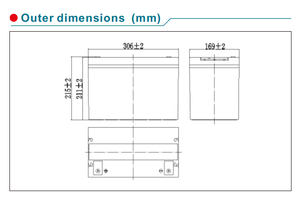 ระบบเก็บพลังงานแสงอาทิตย์แบตเตอรี่เจล90ah <span class=keywords><strong>12V</strong></span> ทรงลึก - Product Image 5