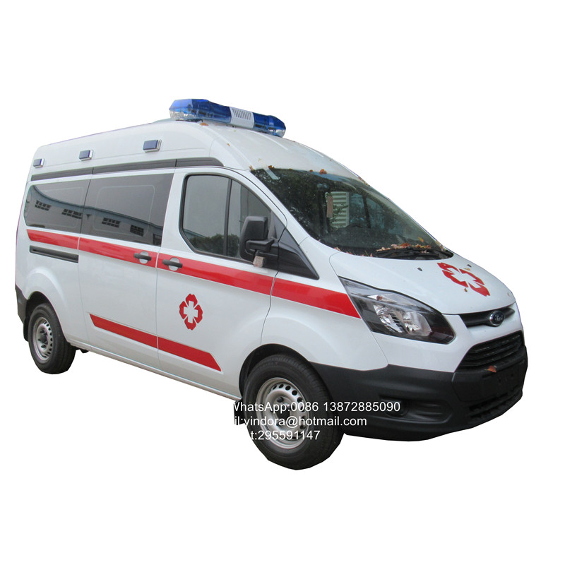 Nuevo JMC diesel de rescate de emergencia, transporte móvil de hospital, china, ambulancia