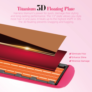Chuyên Nghiệp Tóc Ép Tóc Tóc Sắt Tùy Chỉnh Bàn Phẳng Với Nhãn Hiệu Riêng Hồng Ngoại Tóc Ép Tóc - Product Image 5