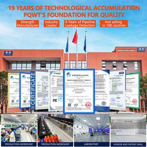 PQWT Smart Indoor Outdoor Klempner Wasser lecks uch gerät PQ125 Serie Ultraschall-Untergrund pipeline Wasser leck detektor - Product Image 5