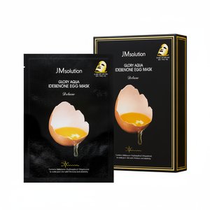 JMsolution มาสก์หน้าไข่กลอรี่ Aqua Idebenone ผลิตในเกาหลีขายดีผลิตภัณฑ์ดูแลผิวจากเกาหลี (1ชิ้น = 10ชิ้น) - Product Image 2