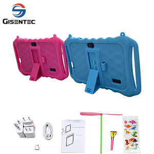 <b>7</b> <b>Inch</b> 4+64GB Hot Gifts For Children <b>Tablet</b> PC 1024*600 WIFI Version <b>Android</b> 15 Anti-Drop Protective Case For Toys - Product Image 1