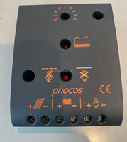 Phocos CM04 CM10 PWM Contrôleur de charge solaire IP22 12V certifié CE conforme RoHS 125W Max PV pour système d'énergie solaire
