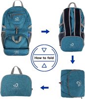Petit sac à dos léger et pliable : sac à dos de randonnée et de camping pliable ultra léger de 20 l pour homme et femme