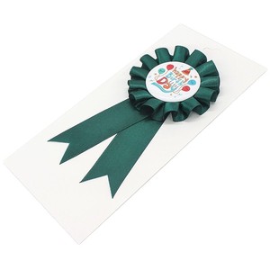 Birthday Ribbon Corsage For Kids Party Decorations Round Plastic Badge Birthday Boy Girl Theme Indoor Use Wholesale - Product Image 4