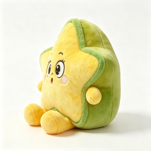 Peluche de fruta estrella personalizado, peluche de carambola, peluche de fruta, peluche de fruta estrella adorable, peluche de fruta estrella amarilla - Product Image 2
