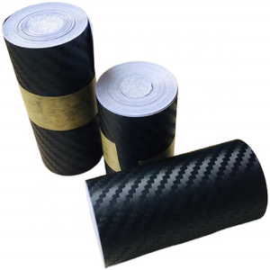 Autocollant de voiture 3D en Fiber de carbone, <span class=keywords><strong>Film</strong></span> de Protection étanche, anti-rayures, pour bricolage, 5 m - Product Image 1