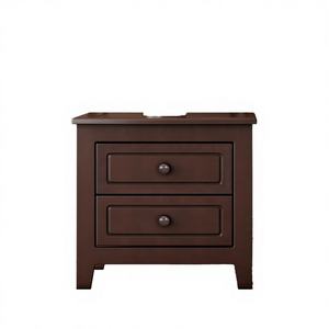 โต๊ะข้างเตียงไม้ 2 ลิ้นชัก รุ่นโมเดิร์น สำหรับห้องนอน อพาร์ทเมนต์ โรงแรม ใช้งานได้จริง เป็นมิตรกับสิ่งแวดล้อม ทนทาน ใช้เป็นเฟอร์นิเจอร์เก็บของ - Product Image 4