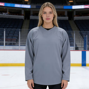 Sudadera con Capucha de Hielo Personalizada para Mujer, Sublimación de Alta Calidad, Jersey Deportivo Transpirable de Secado Rápido, Ropa de Hockey sobre Hielo de Poliéster - Product Image 1