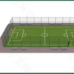 SSG SF003 20m X 40m 50mm <span class=keywords><strong>Gazon</strong></span> synthétique PE haute densité pour terrain de football Vert/Blanc Durable (>5 ans de durée de vie) Facile à utiliser - Product Image 1