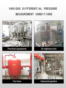 IP65เซ็นเซอร์ความดันที่แตกต่างกัน4 20mA เครื่องส่งสัญญาณความดันที่แตกต่างกันแบบบูรณาการความแม่นยำสูง - Product Image 5