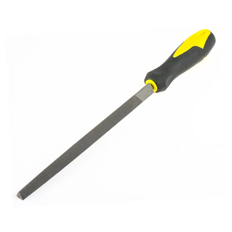 Triangular file with plastic handle, Factory price