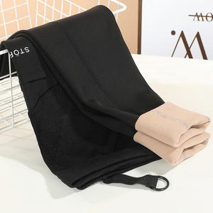 Automne hiver nouvelle mode pantalon de requin doublé <span class=keywords><strong>polaire</strong></span> avec poches vêtements d'extérieur chauds Leggings taille sans couture pantalon de maternité - Product Image 6