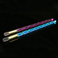 LED Leuchtende Acryl-Drumsticks Größe 5A, vibrierende, leuchtende Kristall-Drumsticks für Bühnenauftritte, Jazz-Schlagzeug, OEM/ODM-Logo