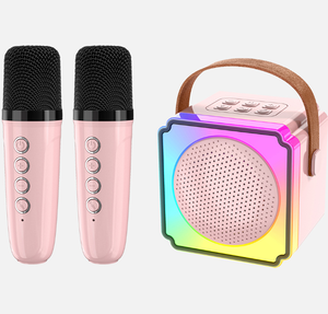 ลำโพงไมโครโฟนพกพาคุณภาพสูง ของขวัญส่งเสริมการขายสำหรับคาราโอเกะเด็ก, คาราโอเกะครอบครัว, ลำโพงคู่ - Product Image 2