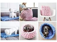 Chunky Benang Raksasa Wol Benang Super Lembut Dicuci Lengan Benang Super Chunky Ekstrim Besar untuk Lengan Rajut DIY Melempar Sofa Tidur Selimut