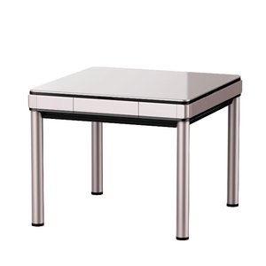 Machine à Mahjong Automatique en Métal, Table Familiale Moderne Carrée Multifonctionnelle pour 4 Joueurs, Design Moderne - Product Image 1