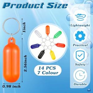 Llavero Flotante de Playa con Logotipo Personalizado, Colgante de Plástico para Deportes Acuáticos al Aire Libre, para Evitar la Pérdida de Llaves - Product Image 2