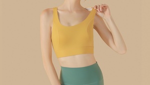 Sujetador Deportivo <span class=keywords><strong>de</strong></span> Moda para Mujer con Escote Profundo en U, Copas Fijas, <span class=keywords><strong>3</strong></span> Corchetes y Soporte Medio, Ideal para <span class=keywords><strong>Yoga</strong></span> - ¡Gran Oferta! - Product Image 4