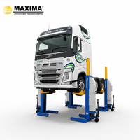 Maxima FC55W, élévateur de camion certifié CE, élévateur à quatre poteaux robuste pour la réparation et l'entretien des camions, 5,5 tonnes/colonne