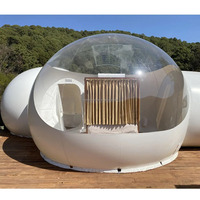 Tente dôme à bulles gonflable pour 2 personnes, livraison rapide, extérieur, 3/4/5m de diamètre, Igloo, clair, hôtel, vente en gros