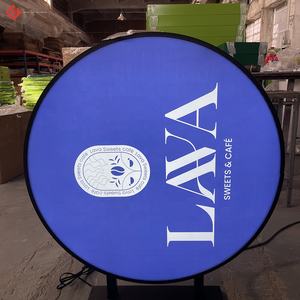 ป้ายไฟ LED อะคริลิคสี่เหลี่ยมใสสีสันสดใส ป้ายไฟโฆษณาโลโก้ธุรกิจแบบกำหนดเอง - Product Image 1