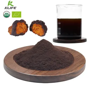 Chaga Extract Powder Private Label Organic Chaga Mushrooms Capsules Chaga Mushroom Extract Powder