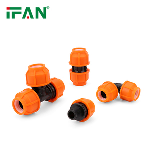 IFAN tất cả các loại nhanh chóng kết nối <span class=keywords><strong>PP</strong></span> nén phù hợp tưới tiêu nông nghiệp <span class=keywords><strong>PP</strong></span> khuỷu tay TEE khớp nối <span class=keywords><strong>PP</strong></span> phù hợp - Product Image 2